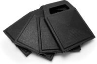 Camco Stabilizer Jack Flex Pads - UV Resistant & Weatherproof - 4 Pack (44591) , Black