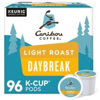 Caribou Coffee Daybreak Morning Blend, Single-Serve Keurig K-Cup Pods, Light Roast Coffee, 24 Count (Pack of 4)