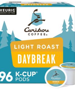 Caribou Coffee Daybreak Morning Blend, Single-Serve Keurig K-Cup Pods, Light Roast Coffee, 24 Count (Pack of 4)
