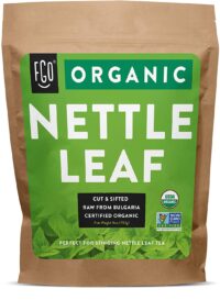 FGO Organic Nettle Leaf, Herbal Tea (200+ Cups) Cut & Sifted, 16oz Resealable Kraft Bag 100% Raw From Bulgaria