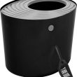 IRIS Top Entry Cat Litter Box, Large, Black Grey