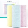KitchLife Reusable Bamboo Paper Towels - 3 Rolls, (Tricolor)