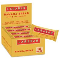 Larabar Banana Bread, Gluten Free Vegan Fruit & Nut Bar, 1.6 oz Bars, 16 ct