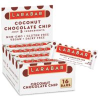 Larabar Coconut Chocolate Chip, Gluten Free Vegan Fruit & Nut Bar, 1.6 oz, 16 ct