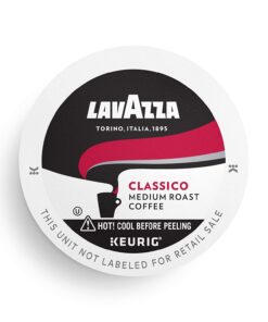 Lavazza Classico Single-Serve Coffee K-Cups for Keurig Brewer, Medium Roast, 10 Count Boxes (Pack of 6) ,100% Arabica, Value Pack, Full bodied medium roast with rich flavor and notes of dried fruit