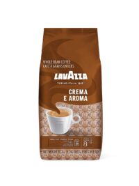 Lavazza Crema E Aroma Whole Bean Coffee Blend, Medium Roast, 2.2-Pound Bag , Balanced medium roast with an intense, earthy flavor and long lasting crema, Non-GMO