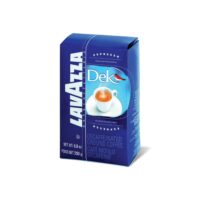 Lavazza Dek Ground Coffee Blend, Decaffeinated Dark Espresso Roast, 8.8-Ounce Bags (Pack of 2)