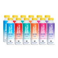 Lemon Perfect - Organic Cold-Pressed Lemon Water - Squeezed from Real Fruit, Flavored Water, Sugar-Free, Keto Certified, No Artificial Ingredients - 6-Flavor Variety Pack (12-pack)
