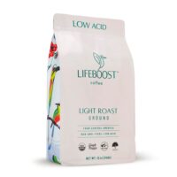 Lifeboost Coffee Light Roast Ground Coffee - Low Acid Single Origin Usda Organic Ground Coffee Beans - Non-Gmo Ground Coffee Light Roast Third Party Tested For Mycotoxins & Pesticides - 12 Ounces