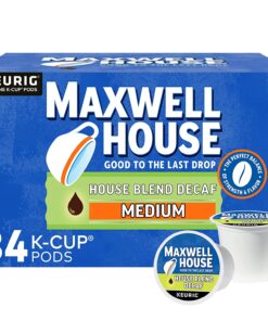 Maxwell House Decaf House Blend Medium Roast K-Cup Coffee Pods (84 ct Box)