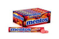 Mentos Candy, Mint Chewy Roll, Cinnamon, Non Melting, Party, 14 Pieces ( Pack of 15)
