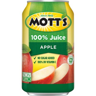 Mott's Apple Juice Single Serve, 11.5-Ounce Cans (Pack of 24)