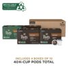 Peet's Coffee, Keurig K-Cup Pods Dark Roast Variety Pack - Major Dickason's Blend, French Roast, Organic Alma De La Tierra, House Blend, 40 Count (4 Boxes of 10 K-Cup Pods)