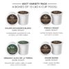 Peet's Coffee, Keurig K-Cup Pods Dark Roast Variety Pack - Major Dickason's Blend, French Roast, Organic Alma De La Tierra, House Blend, 40 Count (4 Boxes of 10 K-Cup Pods)