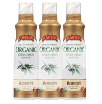 Pompeian USDA Organic Extra Virgin Olive Oil Non-Stick Cooking Spray, 5 FL. OZ., 3-Pack