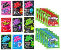 Pop Rocks and Fun Dip Bulk Variety Pack Includes 9 Packs of Pop Rocks and 12 Packs of Fun Dip Candy