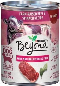 Purina Beyond Wet Natural Dog Food With Gravy, Texas Beef & Spinach Recipe - (12) 12.5 oz. Cans