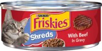 Purina Friskies Gravy Wet Cat Food, Shreds With Beef in Gravy - (24) 5.5 oz. Cans
