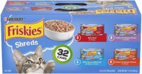 Purina Friskies Gravy Wet Cat Food Variety Pack, Savory Shreds - (32) 5.5 oz. Cans