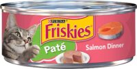 Purina Friskies Pate Wet Cat Food, Salmon Dinner - (24) 5.5 oz. Cans