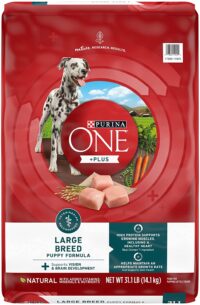 Purina ONE Natural, High Protein, Large Breed Dry Puppy Food, +Plus Large Breed Formula - 31.1 lb. Bag
