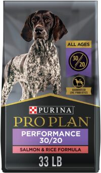 Purina Pro Plan High Energy, High Protein Dry Dog Food, SPORT 30/20 Salmon & Rice Formula - 33 lb. Bag
