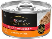 Purina Pro Plan High Protein Gravy Wet Cat Food, SPECIALIZED Healthy Metabolism Formula Chicken Entree - (24) 3 oz. Pull-Top Cans