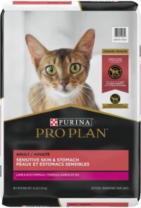 Purina Pro Plan Sensitive Skin and Stomach Cat Food, Lamb and Rice Formula - 16 lb. Bag