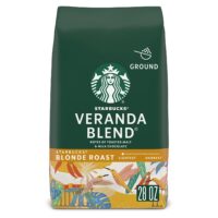 Starbucks Blonde Roast Ground Coffee Veranda Blend 1 bag (28 oz.) (Package May Vary)