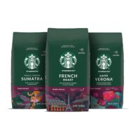 Starbucks Dark Roast Ground Coffee Variety Pack 3 bags (12 oz. each)