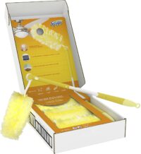 Swiffer Dusters Heavy Duty Extender Handle Starter Kit (1 Handle, 12 Dusters)