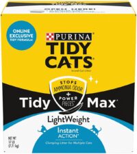 Tidy Max Lightweight Instant Action Scented Clumping Clay Cat Litter, 17 lb, Bundle of 2