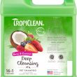 TropiClean Deep Cleaning Berry & Coconut Dog & Cat Shampoo, 1 Gal
