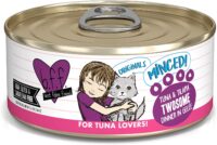 Weruva Best Feline Friend (B.F.F.) Tuna & Tilapia Twosome with Tuna & Tilapia in Gelée Cat Food, 5.5oz Can (Pack of 24), Purple