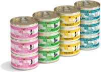 Weruva Cats in the Kitchen, Kitchen Cuties Variety Pack, Wet Cat Food by Weruva, 3.2oz Can (Pack of 12), Rainbow