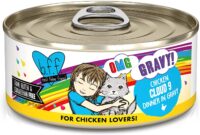 Weruva Wet Cat Food B.F.F. OMG - Best Feline Friend Oh My Gravy!, Chicken Cloud 9 with Chicken in Gravy, 5.5oz Can (Pack of 8)