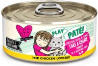Weruva Wet Cat Food B.F.F. Play - Best Feline Friend Paté Lovers, Aw Yeah!, Chicken, Duck & Turkey Take a Chance with Chicken, Duck & Turkey, 5.5 Ounce (Pack of 8)