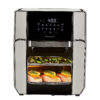 PowerXL Air Fryer Oven 12 QT with 8-in-1 Cooking Presets and LED Digital Touchscreen, Crisp, Bake, Roast, Broil, Reheat and More, 1700 Watts (Stainless Steel)