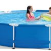 Intex 28211EH 12-Foot x 30-inch Metal Frame Round 6 Person Outdoor Above Ground Swimming Pool with GFCI Filter Pump and Pool Cover