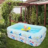 Inflatable Swimming Pool, Family Full-Sized Above Ground Swimming Pools,Inflatable Swim Pool for Kids, Indoor & Outdoor 82.7" X 55" X 23.6" Inflatable Swimming Pool, Family Full-Sized Above Ground Swimming Pools,Inflatable Swim Pool for Kids, Indoor & Outdoor 82.7" X 55" X 23.6"