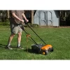 WORX WG850 12 Amp 14 Inch Corded Electric Dethatcher, Black