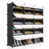 7 Tiers Portable Shoe Rack Organizer 48 Pairs Shelf Storage Cabinet for Heels 48"(W) x 12"(D) x 48"(H)