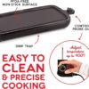 Dash Everyday Nonstick Electric Griddle for Pancakes, Burgers, Quesadillas, Eggs & other on the go Breakfast, Lunch & Snacks with Drip Tray + Included Recipe Book, 20in, 1500-Watt - Black Dash Everyday Nonstick Electric Griddle for Pancakes, Burgers, Quesadillas, Eggs & other on the go Breakfast, Lunch & Snacks with Drip Tray + Included Recipe Book, 20in, 1500-Watt - Black