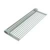 True & Tidy, Multi-Purpose Over The Sink Roll-Up Drying Rack, DR-881, Gray