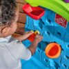 Step2 Waterfall Discovery Wall | Double-Sided Outdoor Water Play Set with 13-Pc Water Accessory Set, Multicolor, Basic
