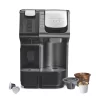 Hamilton Beach FlexBrew Trio 2-Way Coffee Maker, Compatible with K-Cup Pods or Grounds, Combo, Single Serve & Espresso Machine with 19 Bar Pump, 56 oz. Removable Reservoir, Black