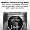 Hamilton Beach Professional Programmable Drip Coffee Maker, 12 Cup Capacity Ergonomic Carafe, 60oz Removable Reservoir, Brushed Metal (49500)