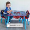 Delta Children Kids Table and Chair Set With Storage (2 Chairs Included) - Ideal for Arts & Crafts, Snack Time, Homeschooling, Homework & More, Nick Jr. PAW Patrol