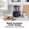Hamilton Beach Professional Programmable Drip Coffee Maker, 12 Cup Capacity Ergonomic Carafe, 60oz Removable Reservoir, Brushed Metal (49500)