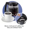 Hamilton Beach 49976 FlexBrew Trio 2-Way Coffee Maker, Compatible with K-Cup Pods or Grounds, Combo, Single Serve & Full 12c Pot, Black
